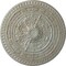 Ekena Millwork Naple Ceiling Medallion (Fits Canopies up to 3 3/8"), Hand-Painted Flash Gold, 37 1/2"OD x 3 3/8"P CM37NAFLS - alternate 1